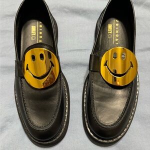 Leather loafers